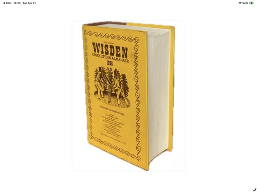 1996 wisden hardback in - wisden,