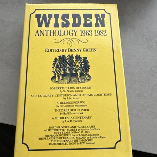 Wisden anthology 1963 - anthology, 1963-1982